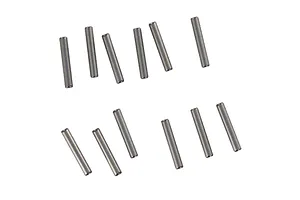 Traxxas 2.2/3.0" Off Road Tyres on Satin Chrome/Red Rims - Glued Wheels 2Pcs