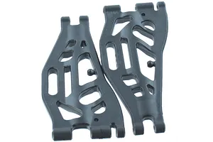 Traxxas 2.2/3.0" Off Road Tyres on Satin Chrome/Red Rims - Glued Wheels 2Pcs
