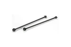 Traxxas 2.2/3.0" Off Road Tyres on Satin Chrome/Red Rims - Glued Wheels 2Pcs