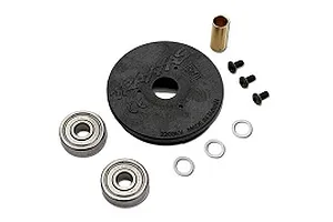 Traxxas 2.2/3.0" Off Road Tyres on Satin Chrome/Red Rims - Glued Wheels 2Pcs