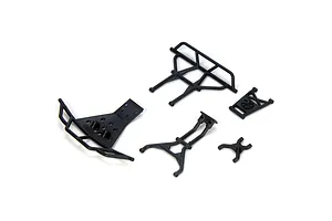 Traxxas 2.2/3.0" Off Road Tyres on Satin Chrome/Red Rims - Glued Wheels 2Pcs