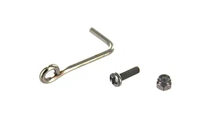 Traxxas 2.2/3.0" Off Road Tyres on Satin Chrome/Red Rims - Glued Wheels 2Pcs