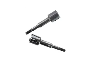Traxxas 2.2/3.0" Off Road Tyres on Satin Chrome/Red Rims - Glued Wheels 2Pcs