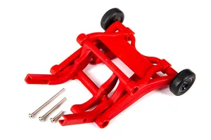 Wheelie bar, assembled (red) (fits Slash, BanditÂ®, RustlerÂ®, StampedeÂ® series)