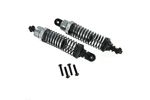 Traxxas 2.2/3.0" Off Road Tyres on Satin Chrome/Red Rims - Glued Wheels 2Pcs