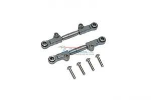 Caster blocks (c-hubs), extreme heavy duty, gray (left &amp; right)/ 3x26mm hinge pins (2)/ 3x15mm BCS (2) (for use with #9182 upgrade kit)