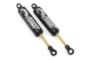 120mm Desert Lizard Two Stage Internal Spring Damper Pair Black For Crawler