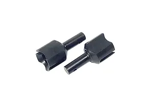 Traxxas 2.2/3.0" Off Road Tyres on Satin Chrome/Red Rims - Glued Wheels 2Pcs