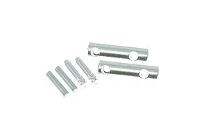 Traxxas 2.2/3.0" Off Road Tyres on Satin Chrome/Red Rims - Glued Wheels 2Pcs