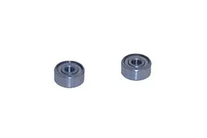 Traxxas 2.2/3.0" Off Road Tyres on Satin Chrome/Red Rims - Glued Wheels 2Pcs