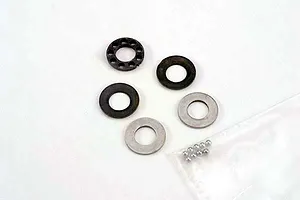 Traxxas 2.2/3.0" Off Road Tyres on Satin Chrome/Red Rims - Glued Wheels 2Pcs