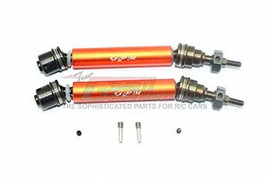 Traxxas 2.2/3.0" Off Road Tyres on Satin Chrome/Red Rims - Glued Wheels 2Pcs