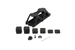Axial 1.9 Black Rhino Primm Wheels, 12mm Hex, Black, 2pcs