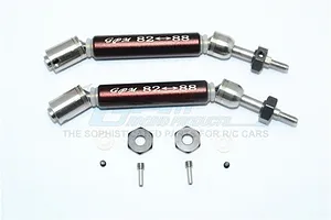 STAINLESS STEEL 304+ALUMINUM REAR CVD DRIVE SHAFT WITH STEEL WHEEL HEX -10PC SET SSLA1277RHA - BROWN