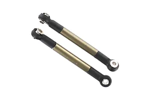 Traxxas 2.2/3.0" Off Road Tyres on Satin Chrome/Red Rims - Glued Wheels 2Pcs