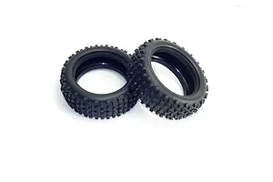 Axial 1.9 Black Rhino Primm Wheels, 12mm Hex, Black, 2pcs