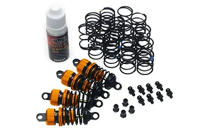 Shock-Gear 50mm Damper Set for 1/10 RC Touring M-Chassis Car Orange