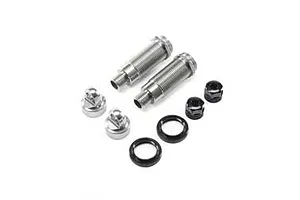 Caster blocks (c-hubs), extreme heavy duty, gray (left &amp; right)/ 3x26mm hinge pins (2)/ 3x15mm BCS (2) (for use with #9182 upgrade kit)