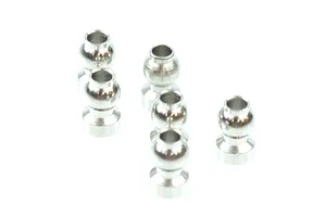 Traxxas 2.2/3.0" Off Road Tyres on Satin Chrome/Red Rims - Glued Wheels 2Pcs