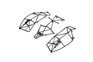 Axial 1.9 Black Rhino Primm Wheels, 12mm Hex, Black, 2pcs