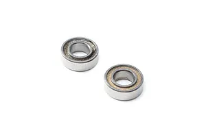 Traxxas 2.2/3.0" Off Road Tyres on Satin Chrome/Red Rims - Glued Wheels 2Pcs