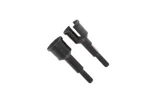 Traxxas 2.2/3.0" Off Road Tyres on Satin Chrome/Red Rims - Glued Wheels 2Pcs