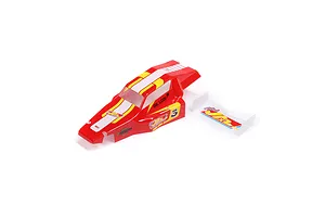 Traxxas 2.2/3.0" Off Road Tyres on Satin Chrome/Red Rims - Glued Wheels 2Pcs