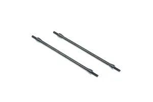 Traxxas 2.2/3.0" Off Road Tyres on Satin Chrome/Red Rims - Glued Wheels 2Pcs
