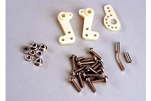 Traxxas 2.2/3.0" Off Road Tyres on Satin Chrome/Red Rims - Glued Wheels 2Pcs