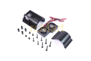 Heat Sink with Twin Tornado High Speed Fans sets for 1:8 Motors with around 40.8mm diameter