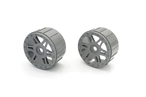 Axial 1.9 Black Rhino Primm Wheels, 12mm Hex, Black, 2pcs