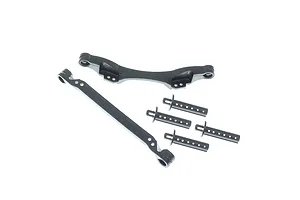 Traxxas 2.2/3.0" Off Road Tyres on Satin Chrome/Red Rims - Glued Wheels 2Pcs