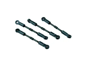 Traxxas 2.2/3.0" Off Road Tyres on Satin Chrome/Red Rims - Glued Wheels 2Pcs