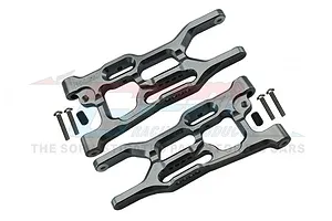 Traxxas 2.2/3.0" Off Road Tyres on Satin Chrome/Red Rims - Glued Wheels 2Pcs