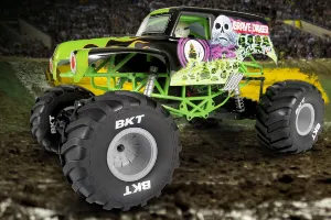 SMT10™ Grave Digger® Monster Jam® Truck 1/10th Scale Electric 4WD - RTR
