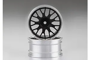 Axial 1.9 Black Rhino Primm Wheels, 12mm Hex, Black, 2pcs