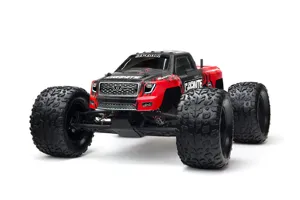 GRANITE 2WD MEGA BRUSHED 1/10 SCALE MONSTER TRUCK RTR RED (INC NIMH 2000MAH 7.2V BATTERY, CHARGER, TTX300 RADIO & ADS-5 SERVO)