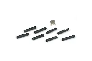 Traxxas 2.2/3.0" Off Road Tyres on Satin Chrome/Red Rims - Glued Wheels 2Pcs