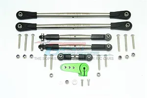 Driveshaft, center, 6061-T6 aluminum (green-anodized)
