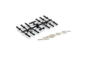 Traxxas 2.2/3.0" Off Road Tyres on Satin Chrome/Red Rims - Glued Wheels 2Pcs