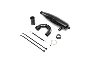 Camber links, front (TUBES charcoal gray-anodized, 7075-T6 aluminum, stronger than titanium) (2) (assembled with rod ends and hollow balls)/ aluminum wrench (1)