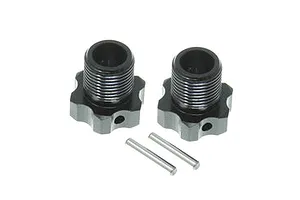 Traxxas 2.2/3.0" Off Road Tyres on Satin Chrome/Red Rims - Glued Wheels 2Pcs