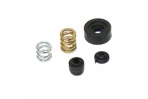 Traxxas 2.2/3.0" Off Road Tyres on Satin Chrome/Red Rims - Glued Wheels 2Pcs