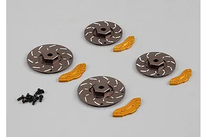 Axial 1.9 Black Rhino Primm Wheels, 12mm Hex, Black, 2pcs