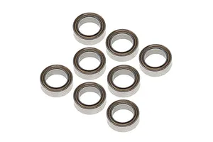 Traxxas 2.2/3.0" Off Road Tyres on Satin Chrome/Red Rims - Glued Wheels 2Pcs
