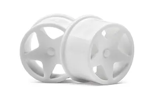 Traxxas 2.2/3.0" Off Road Tyres on Satin Chrome/Red Rims - Glued Wheels 2Pcs