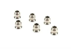Traxxas 2.2/3.0" Off Road Tyres on Satin Chrome/Red Rims - Glued Wheels 2Pcs
