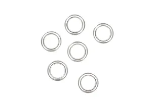 Traxxas 2.2/3.0" Off Road Tyres on Satin Chrome/Red Rims - Glued Wheels 2Pcs