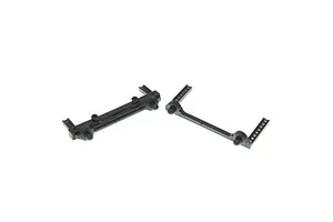 Traxxas 2.2/3.0" Off Road Tyres on Satin Chrome/Red Rims - Glued Wheels 2Pcs