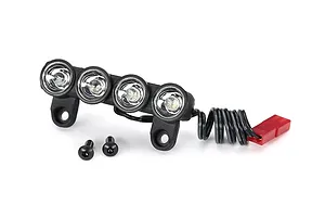 Traxxas 2.2/3.0" Off Road Tyres on Satin Chrome/Red Rims - Glued Wheels 2Pcs